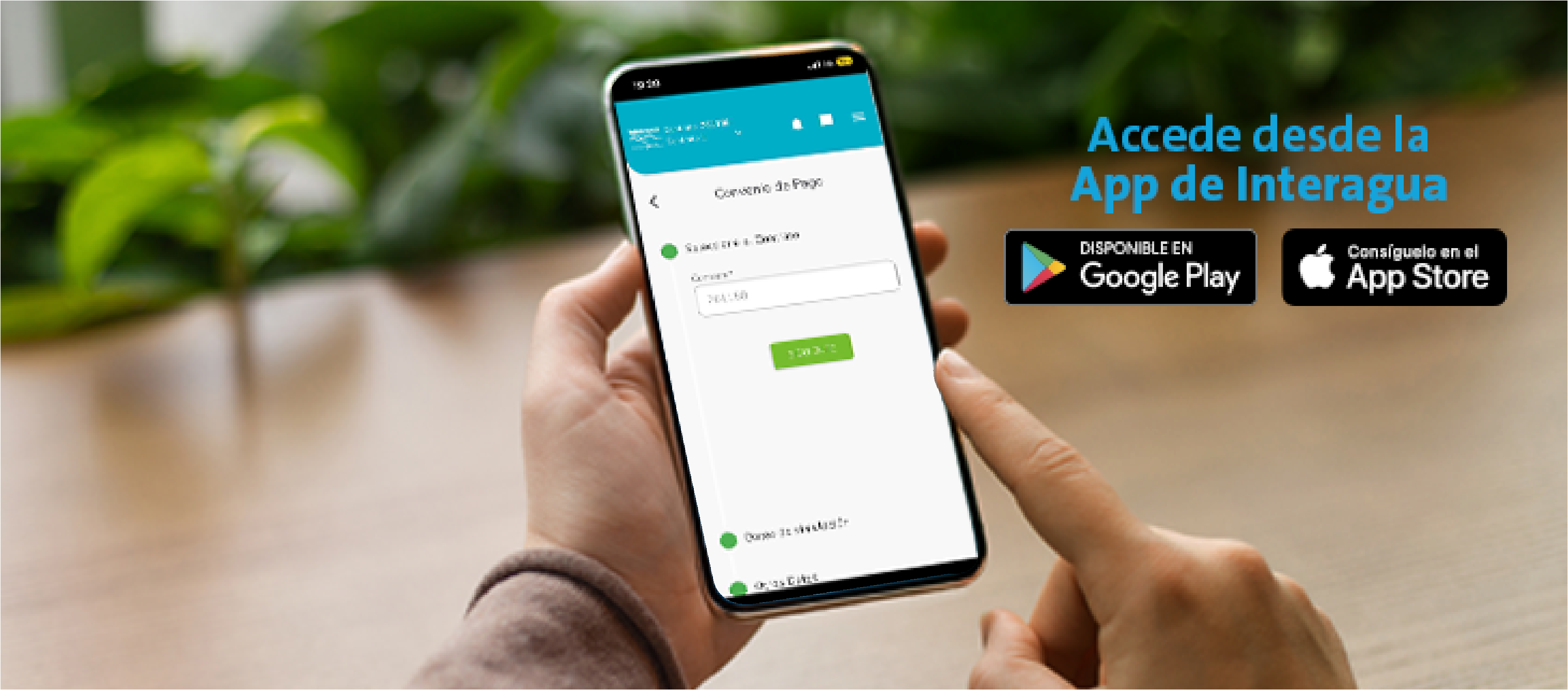 convenio de pago - App actualizada